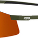 KOO okulary sportowe Nova Olive Green Matt / Orange