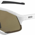 KOO okulary sportowe Demos White / Brown