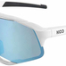 KOO okulary sportowe Demos White / Turquoise