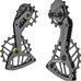 Token wózek przerzutki Shuriken (Dura-Ace, Ultegra 12rz) czarny