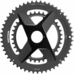Rotor koronka Round 2x DM 50/34