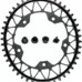 absoluteBlack koronka Oval Gravel 1X 110mm/5 1.5mm offset szara 44T