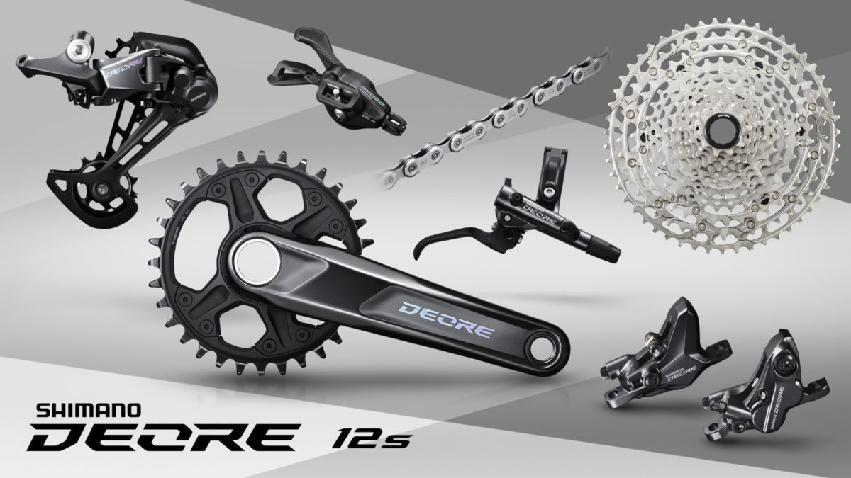 Shimano Deore M6100 12速セット11-50T New SHIMANO Deore M6100 1x12-12 Speed Groupset FC-M6100-1