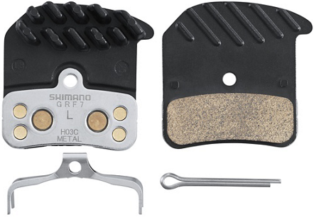 Shimano okładziny hamulcowe H03C-MF metaliczne z radiatorem