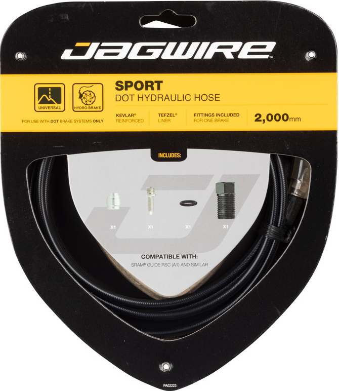 Jagwire Sport DOT Hydraulic Hose Kit for SRAM G2 Guide - 2000mm Black main image 0