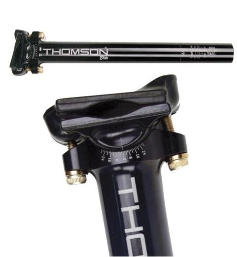 Thomson sztyca Elite 30,9/367mm czarna - Cyklomania
