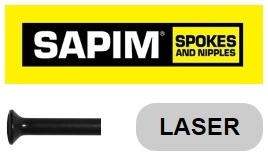 Sapim Laser Black – Lot De 301 Rayons – Noir – Ouvert Jamais Utilisé