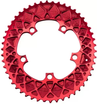 absoluteBlack koronka OVAL SRAM 110BCD napęd 2X czerwona 50T