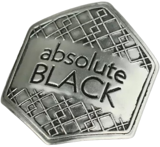 absoluteBlack naklejka Metal