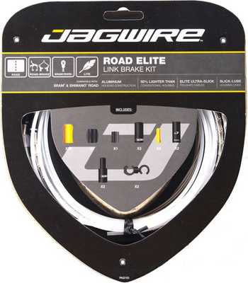 Jagwire zestaw hamulcowy Road Elite Link Brake srebrny