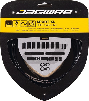 Jagwire zestaw przerzutkowy Sport XL Shift czarny