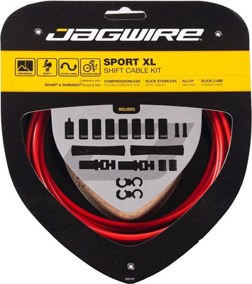 Jagwire zestaw przerzutkowy Sport XL Shift czerwony