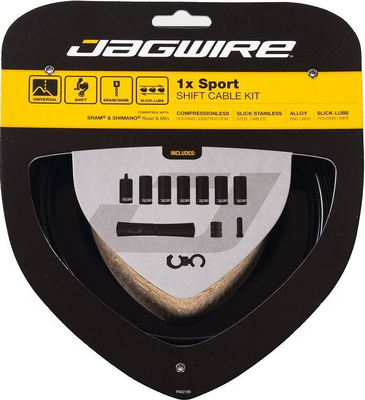 Jagwire zestaw przerzutkowy Sport 1x Shift czarny