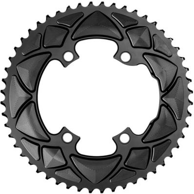 absoluteBlack koronka okrągła Shimano R9100/R8000/R7000 110BCD napęd 2X szara 52T