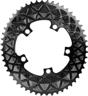 absoluteBlack koronka OVAL 110BCD napęd 2X czarna 52T