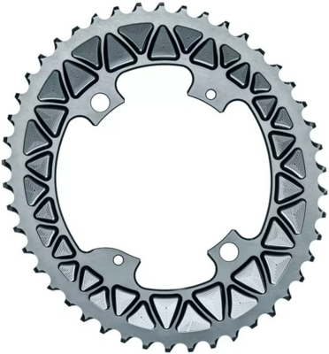 absoluteBlack koronka Oval Premium Sub Compact 110/4 napęd 2X szary 48T