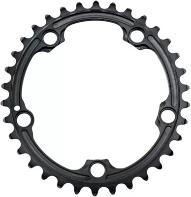 absoluteBlack koronka OVAL SRAM 110BCD napęd 2X szara 52T