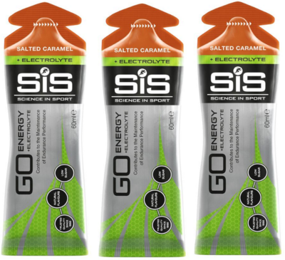 SiS żel Go Energy + ELECTROLYTE Gel 60ml słony karmel 3szt