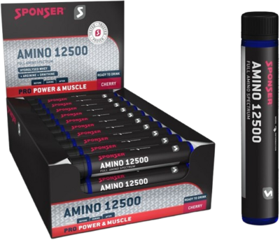 Sponser ampułka Amino 12500 25g wiśniowy