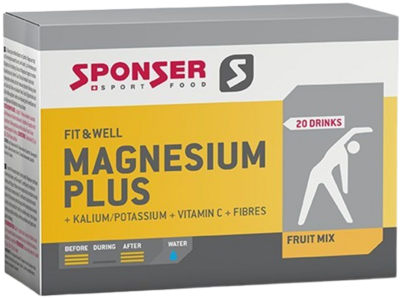 Sponser magnez w saszetkach Magnesium Plus 6,5g/szt fruit mix