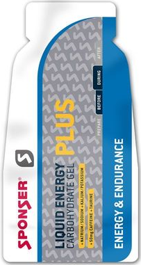 Sponser żel energetyczny Liquid Energy Plus 35g neutralny (kofeina)
