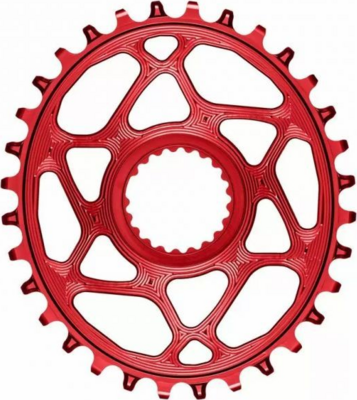 absoluteBlack koronka OVAL SHIMANO M9100/M8100/M7100 czerwona 32T
