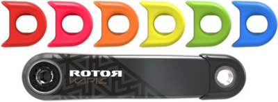 Rotor gumowe ochraniacze korby Kapic Carbon Bumper Set pomarańczowe