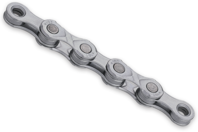 KMC łańcuch E10 EPT Dark Silver 136ogniw srebrny