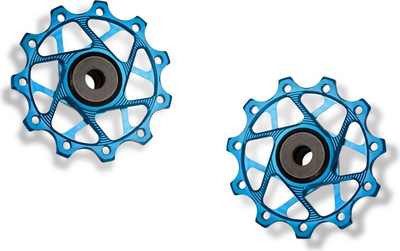 Garbaruk kółka tylnej przerzutki Shimano 11T+11T niebieskie