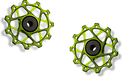Garbaruk kółka tylnej przerzutki Shimano 11T+11T zielone