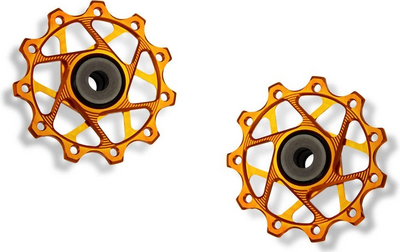 Garbaruk kółka tylnej przerzutki Shimano 11T+11T pomarańczowe