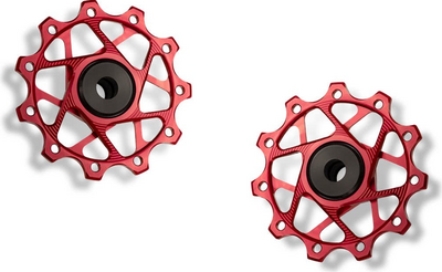 Garbaruk kółka tylnej przerzutki Shimano 11T+11T czerwone