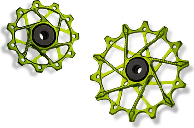 Garbaruk kółka tylnej przerzutki Shimano 11 rz 11T+14T zielone