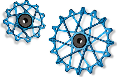 Garbaruk kółka tylnej przerzutki Shimano 11 rz 11T+16T niebieskie