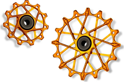 Garbaruk kółka tylnej przerzutki Shimano 11 rz 11T+16T pomarańczowe