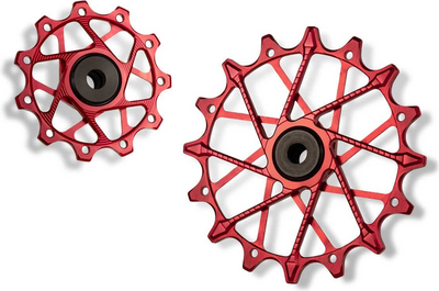 Garbaruk kółka tylnej przerzutki Shimano 11 rz 11T+16T czerwone