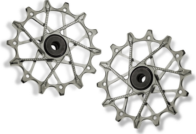 Garbaruk kółka tylnej przerzutki Shimano 12 rz 14T+14T srebrne