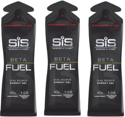 SiS żel Beta Fuel 60ml truskawka/limonka 3szt