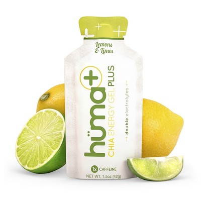 Huma Gel Plus żel energetyczny z nasionami chia + kofeina cytryna z limonką 42g