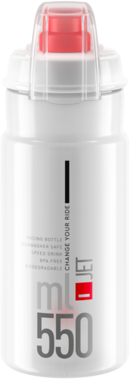 Elite bidon Jet Plus 550ml biały