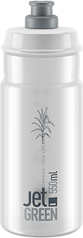 Elite bidon Jet Green 550ml przezroczysty