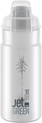 Elite bidon Jet Green Plus 550ml przezroczysty