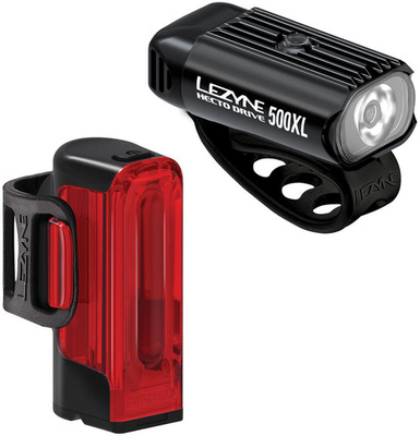 Lezyne zestaw lampek Hecto Drive 500XL + Strip Drive 300+