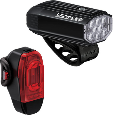 Lezyne zestaw lampek Micro Drive 800+ / KTV Drive+