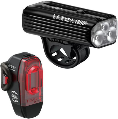 Lezyne zestaw lampek Super Drive Smart 1800+ / KTV Pro Smart Loaded