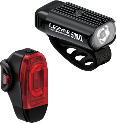 Lezyne zestaw lampek Hecto Drive 500XL / KTV Drive+ 40lm