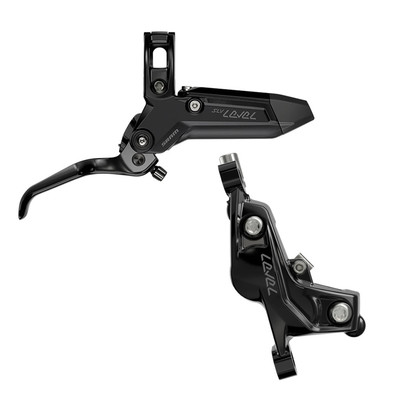 Sram zestaw klamka + zacisk Level Silver 4-tłoczkowy tył 2000mm