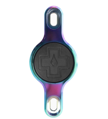 Muc-Off uchwyt Secure Tag Holder 2.0 opalizujący