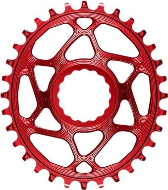 absoluteBlack koronka OVAL Race Face Cinch DM BOOST148 30T czerwona