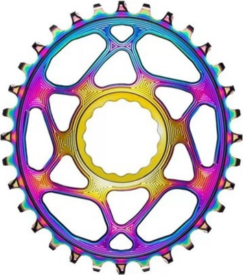 absoluteBlack koronka OVAL Race Face Cinch DM BOOST148 32T PVD rainbow